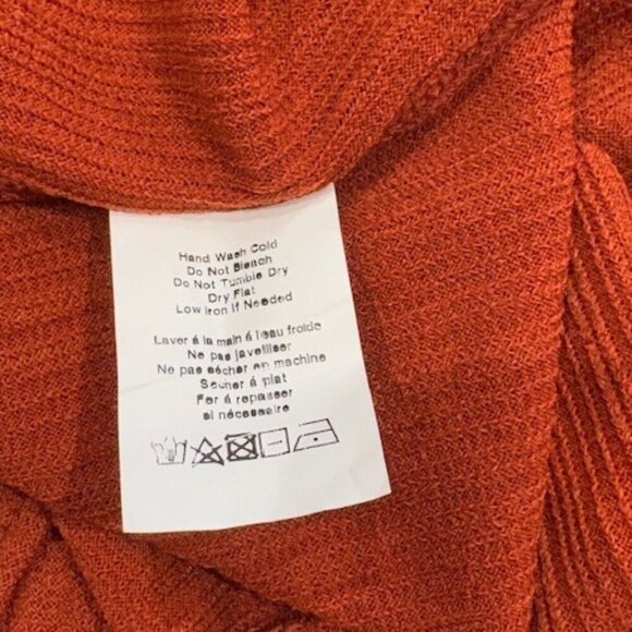 Lush Twist Front Sleeveless Ribbed Midi Dress in Rust – NWOT – Size XL - Picture 10 of 10